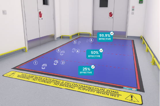 Dycem Contamination Control Mat